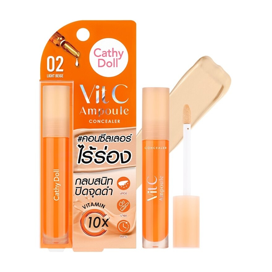 Cathy Doll Vit C Ampoule Concealer 4.1g. 02 Light Beige