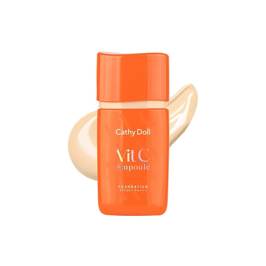 Cathy Doll Vit C Ampoule Foundation SPF50+ PA+++ 30g. 02 Light Beige