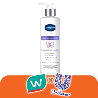 Vaseline - วาสลีน โปร เดอร์มา ทรานซิชัน บอดี้ โลชั่น 250 มล. บำรุงผิวบอบบาง แห้งกร้าน หมองคล้ำ