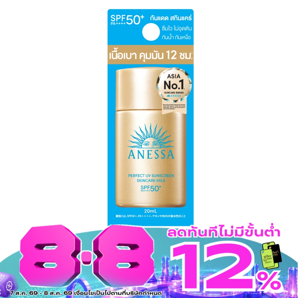 Anessa Perfect UV Sunscreen Skincare Milk NA SPF50+ PA++++ 20 Ml. image