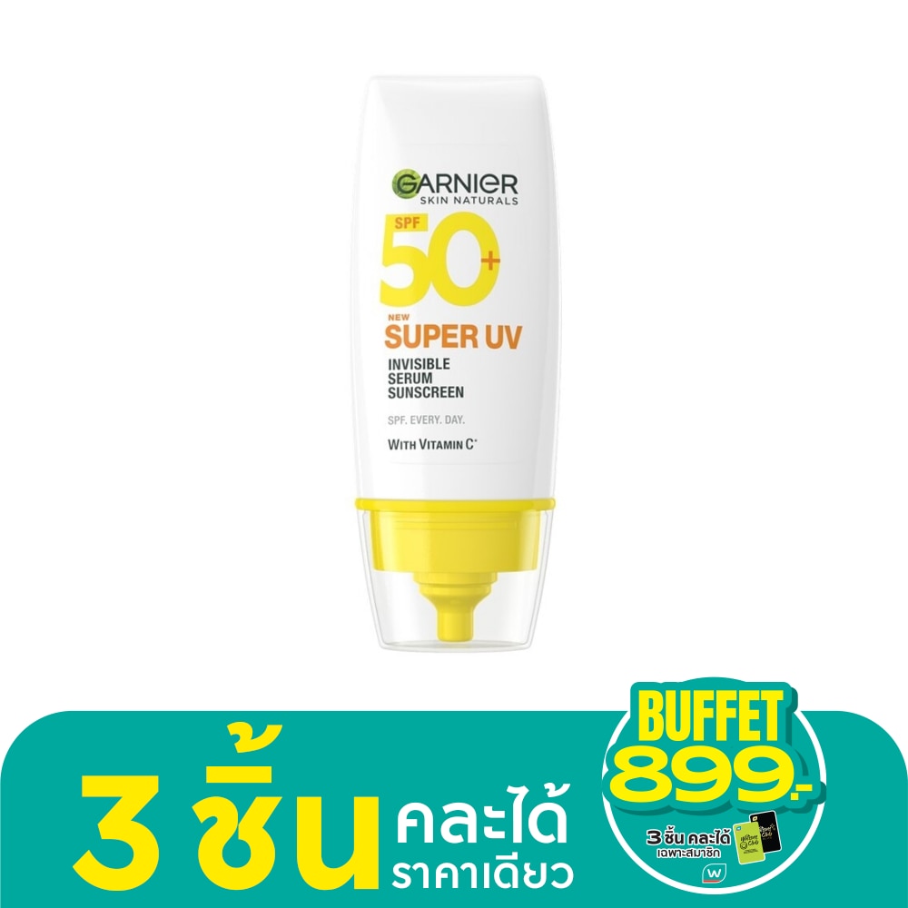 Garnier Garnier Skin Naturals Super UV-Invisible Serum Sunscreen SPF50+ PA++++ 30 Ml.
