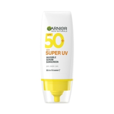 Garnier การ์นิเย่ สกินแนทเชอรัลส์ ซูเปอร์ ยูวี-อินวิซิเบิ้ล เซรั่ม ซันสกรีน SPF50+PA++++30มล.