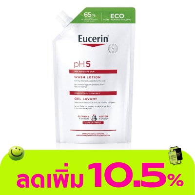 Eucerin - Eucerin Dry pH5 Sensitive Skin Wash Lotion Refill 400 ml.