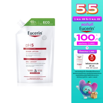Eucerin - Eucerin Dry pH5 Sensitive Skin Wash Lotion Refill 400 ml.
