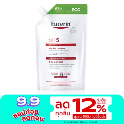 Eucerin Eucerin Dry pH5 Sensitive Skin Wash Lotion Refill 400 ml.