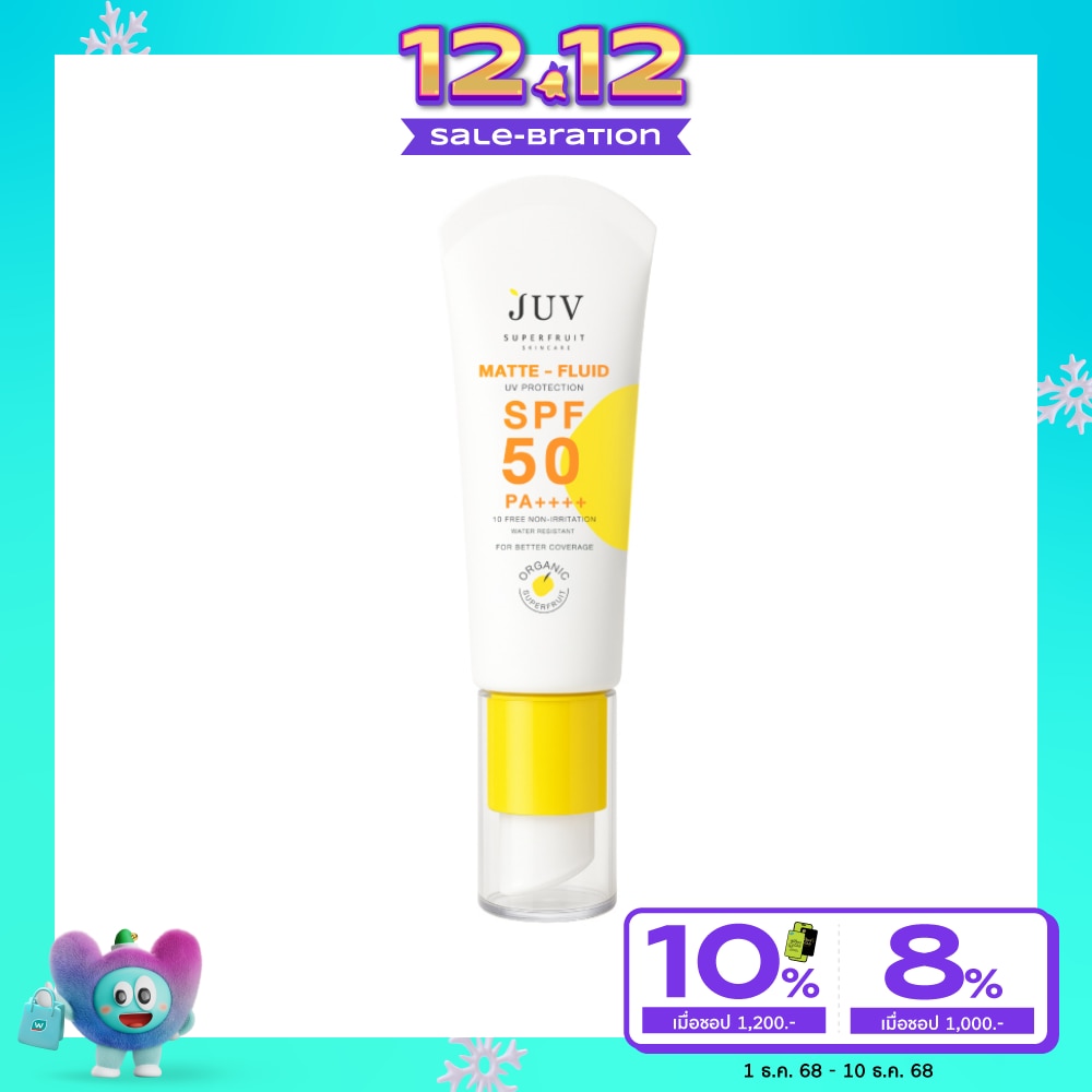 จุ๊ฟ ยูวี โพรเทคชั่น แมท-ฟลูอิด เอสพีเอฟ50 พีเอ++++ 30 มล.
