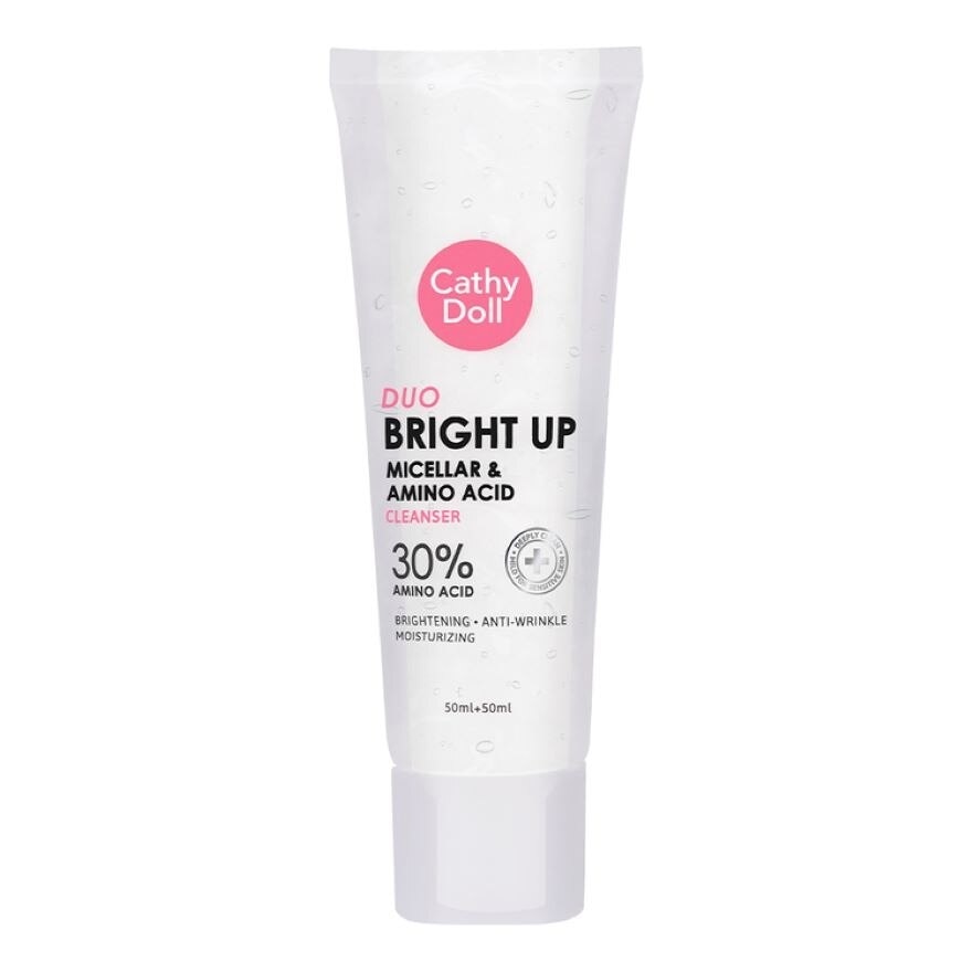 Cathy Doll Cathy Doll Duo Bright Up Micellar Amino Acid Cleanser 100 Ml.(Gel 50+Foam 50)