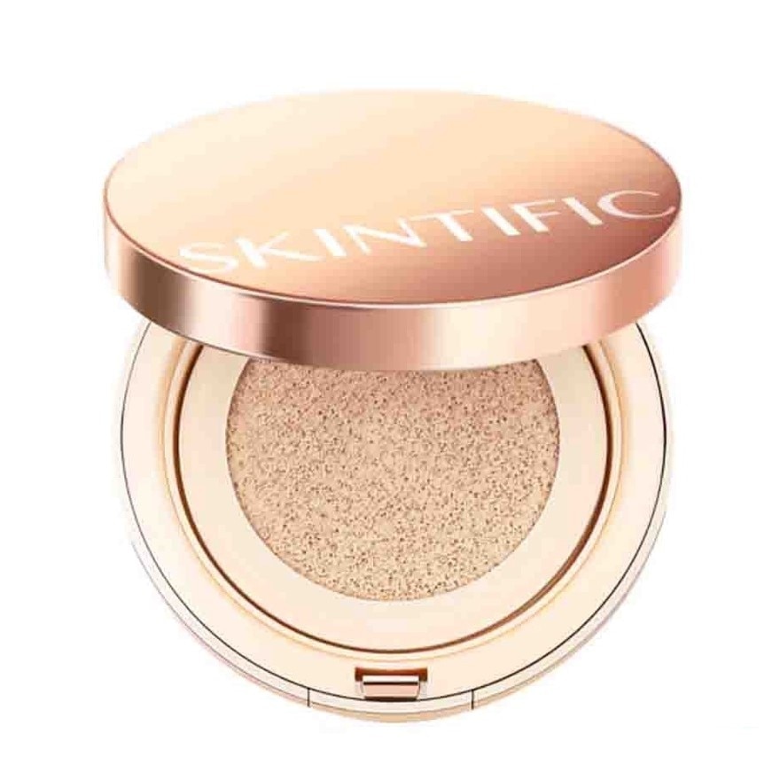 Skintific Skintific Cover All Perfect Air Cushion SPF 35 PA++++ 01 VANILLA (Light Cool Underton