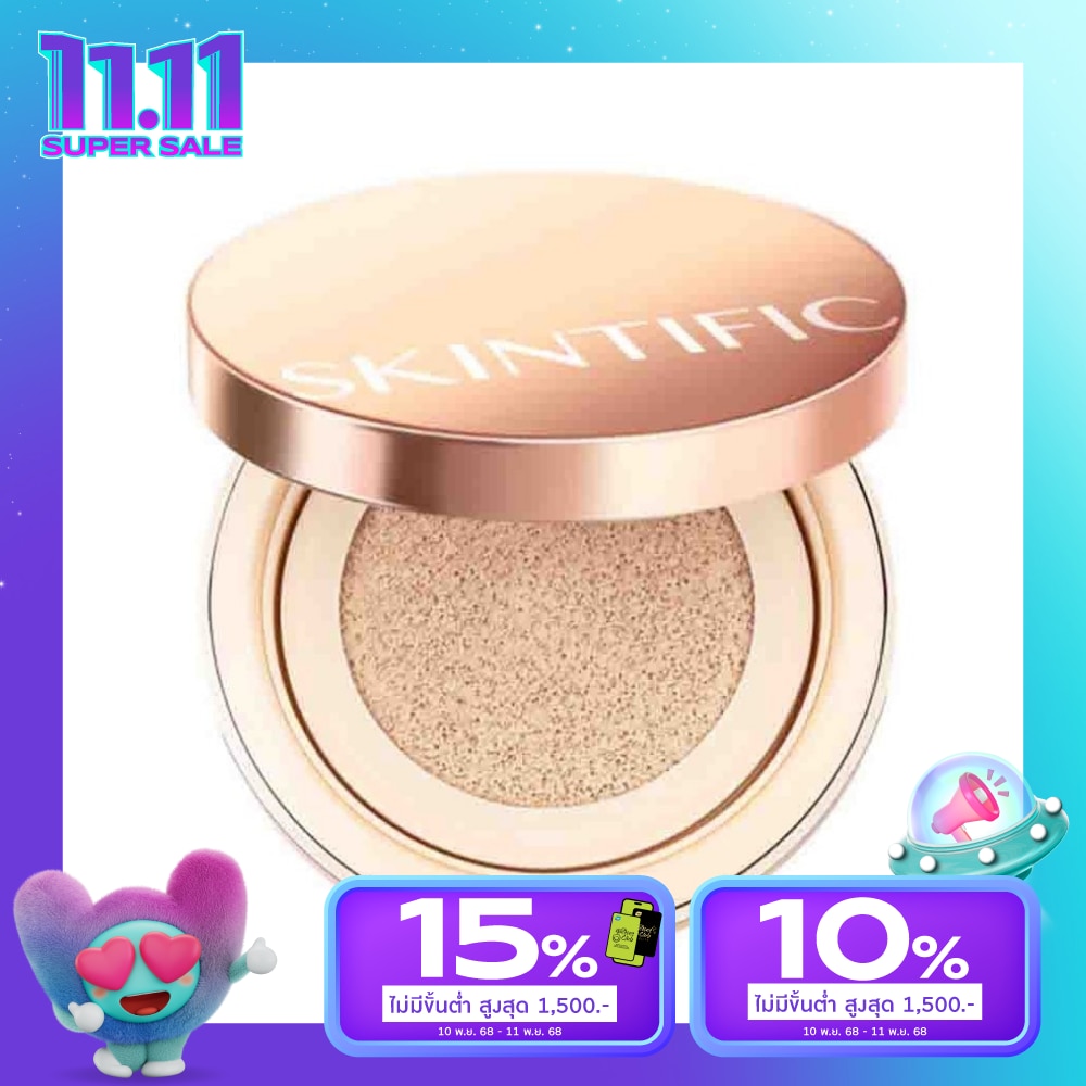 สคินทิฟฟิค โคฟเวอร์ ออล์ เพอร์เฟกต์ คุชชั่น SPF 35 PA++++ 11ก. 04 วอร์ม เบจ
