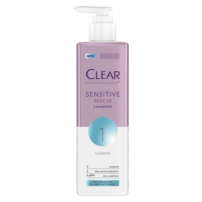 Clear Clear Scalpceuticals Shampoo Sensitive Rescue 300 Ml.