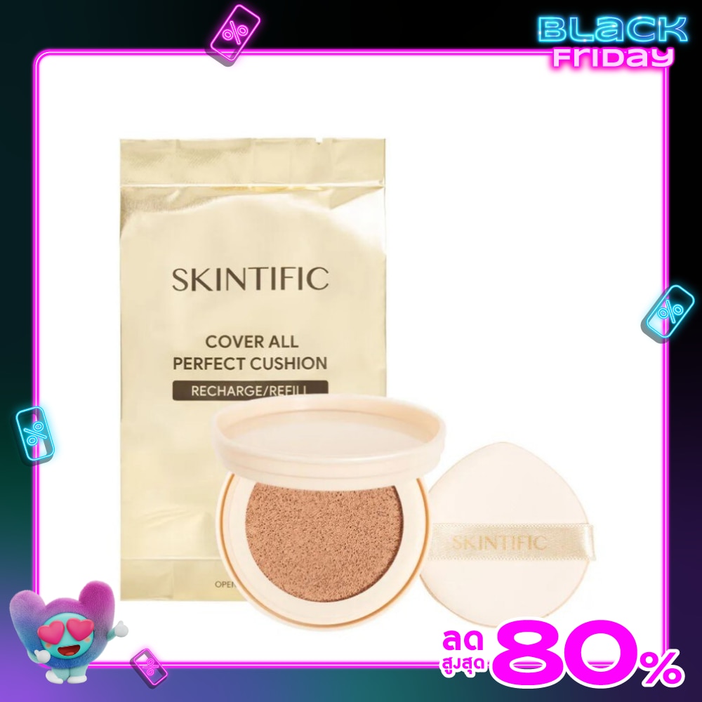 Skintific Cover All Perfect Cushion Refill SPF 35 PA++++ 05 SAND