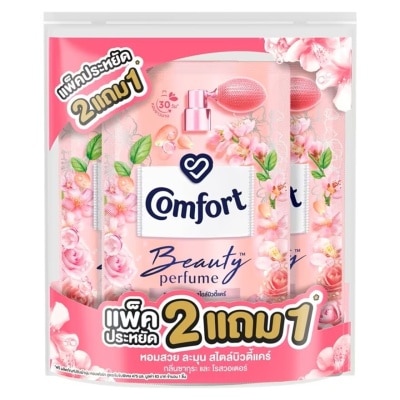 Comfort Comfort Beauty Perfume Softener Sakura  Rosewater 475 Ml.(2+1)