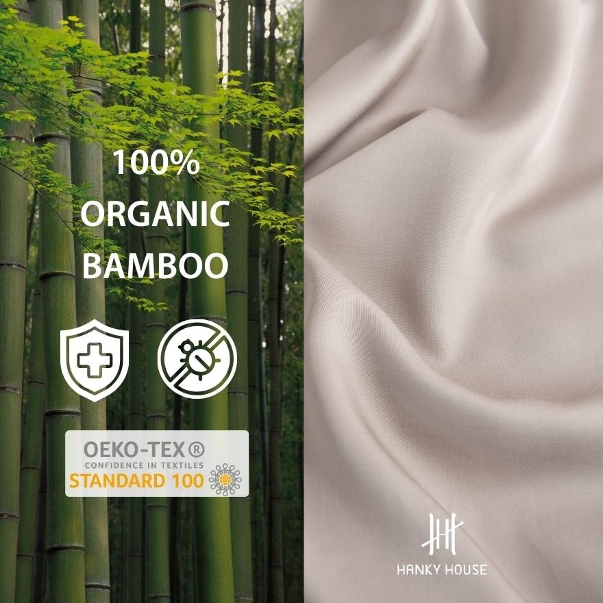 Hanky House Pure Bamboo Duvet Cover Single Sand 3.5 Ft 70x90