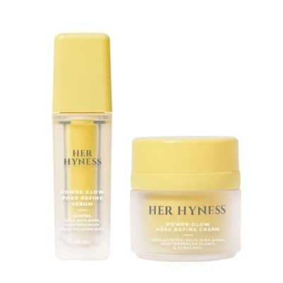 Her Hyness เฮอไฮเนส พาวเวอร์ โกลว์ พอร์ รีฟายน์ เซรั่ม 30 มล. + ครีม 30 มล.