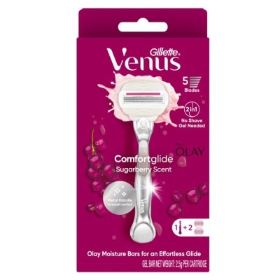 Gillette Gillette Venus Comfort Glide Sugarberry Scent Razor 1'S+Blades 2'S