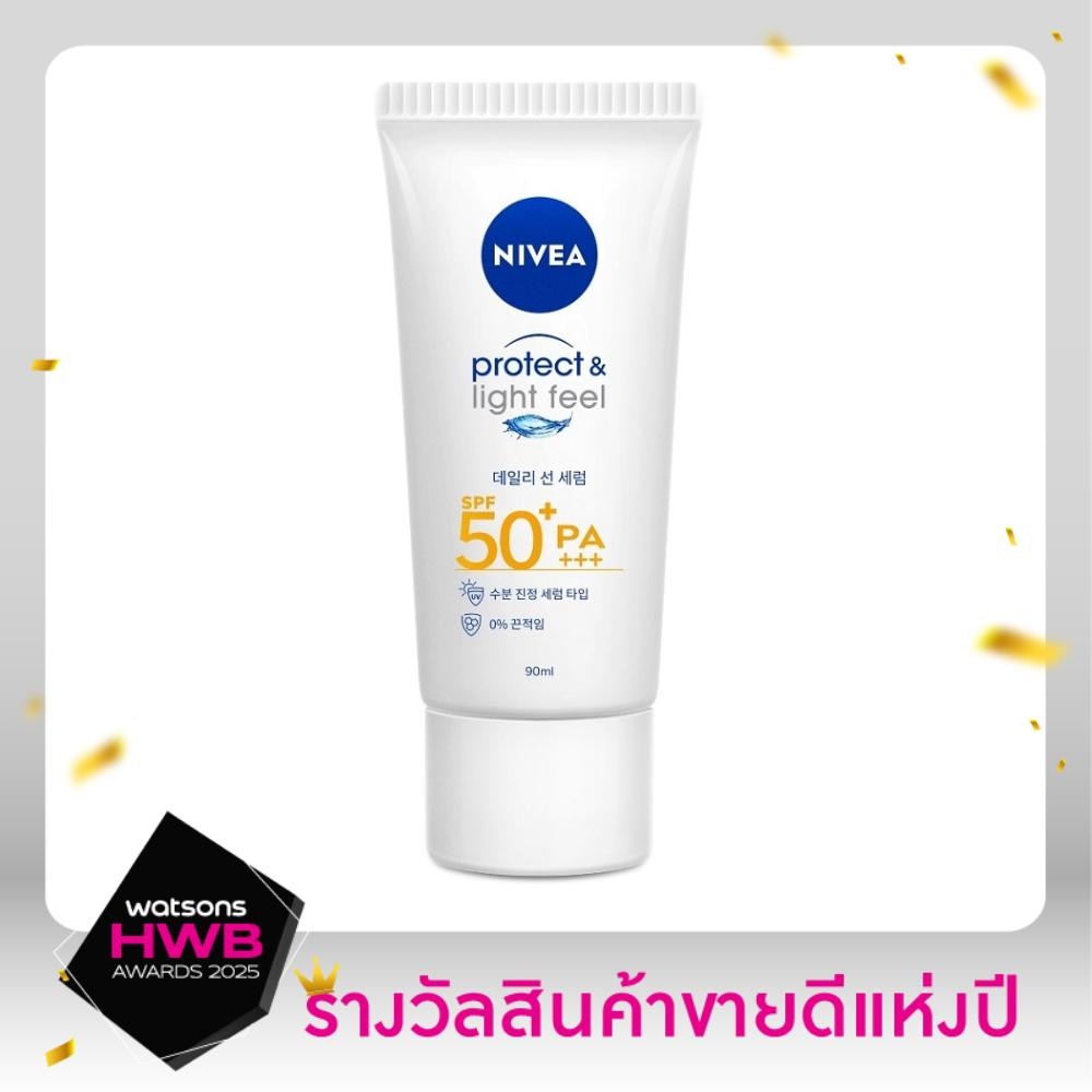 Nivea Sun Sensitive Protect  Light Feel SPF50+ PA+++ 90 Ml.