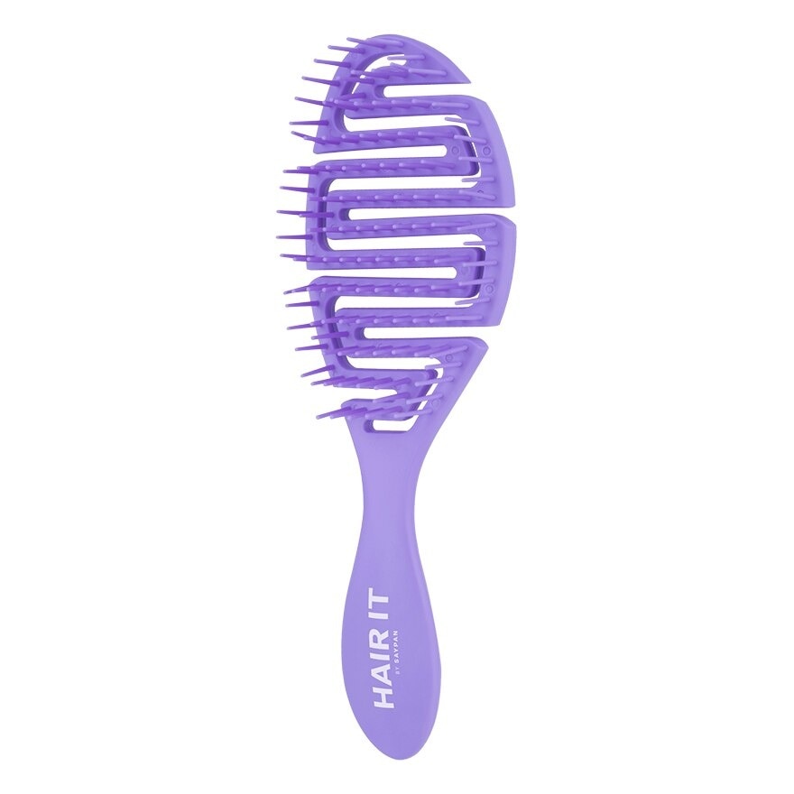 HAIR IT Flexi Relax Hairbrush Purple Lavender Scent