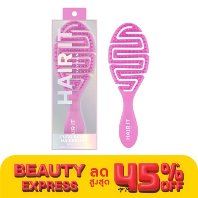 Hair it HAIR IT Flexi Relax Hairbrush Pink Rose Scent