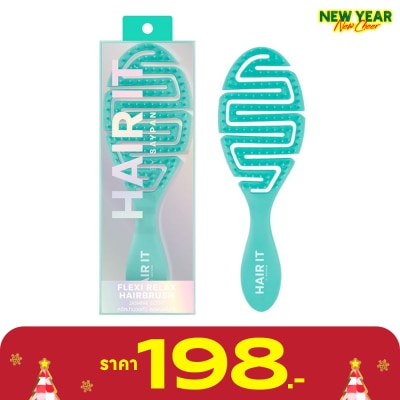 Hair it HAIR IT Flexi Relax Hairbrush Green Jasmine Scent