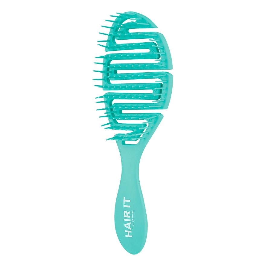 HAIR IT Flexi Relax Hairbrush Green Jasmine Scent