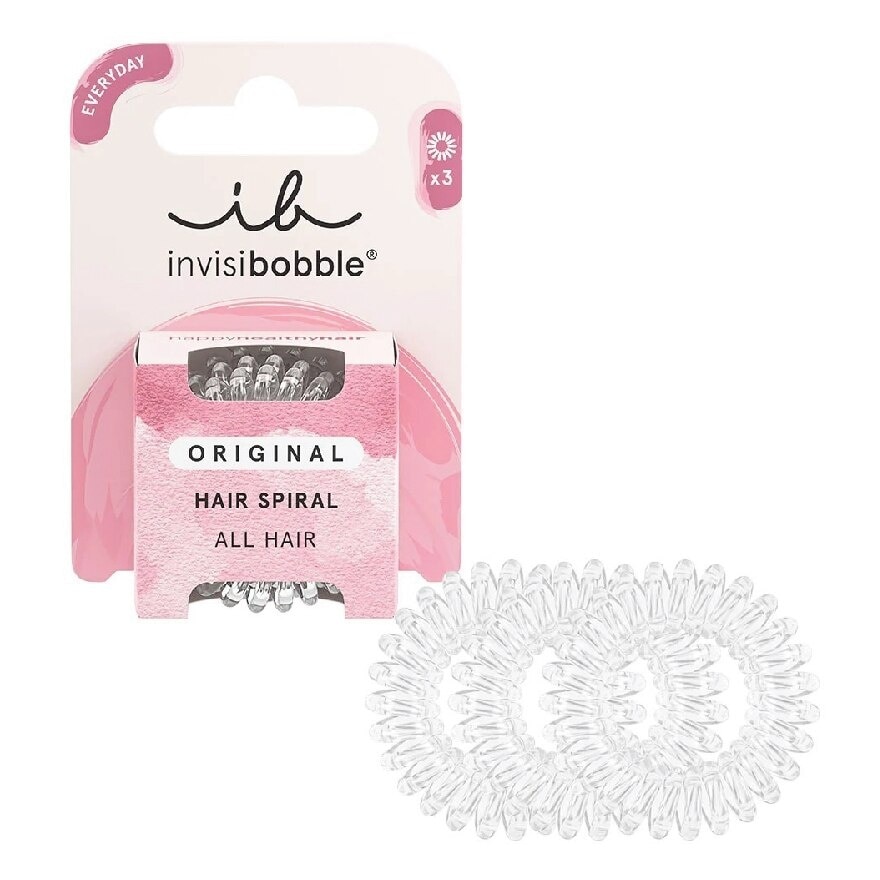 Invisibobble Invisibobble Original Crystal Clear 3 Pcs.