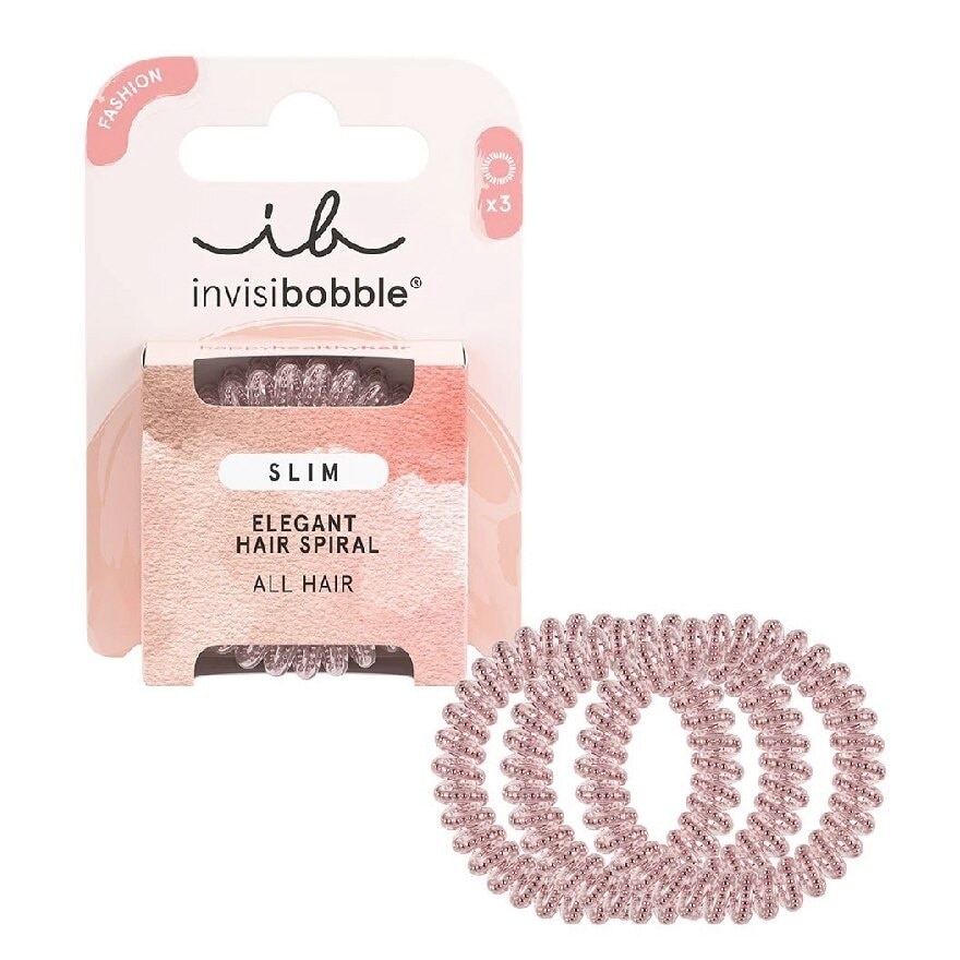 Invisibobble Invisibobble Slim Pink Monocle 3 Pcs.