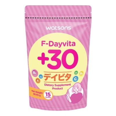 Watsons Watsons F-Dayvita +30 (Dietary Supplement Product) 15 Sachets