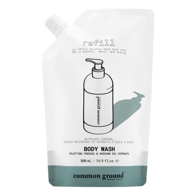 Common Ground - คอมมอน กราวด์ เจลอาบน้ำ รีฟิล กลิ่นอัพลิฟท์ติ้ง ฟรีเซียและสารสกัดอะโวคาโด 500 มล. image