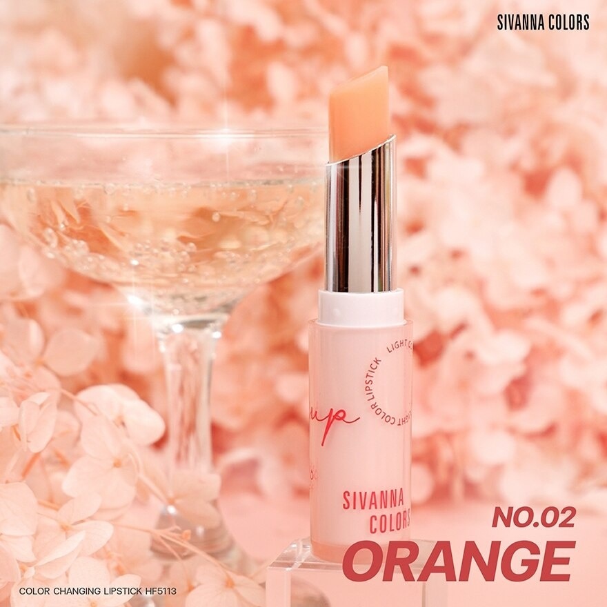 Sivanna Color Changing Lipstick 3.2g. 02 Orange