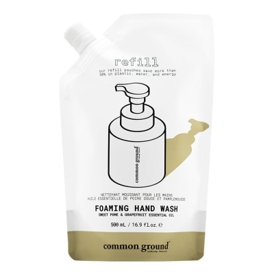 Common Ground - คอมมอน กราวด์ โฟมล้างมือ รีฟิล กลิ่นสวีทโพมและเกรฟฟรุต 500 มล. image