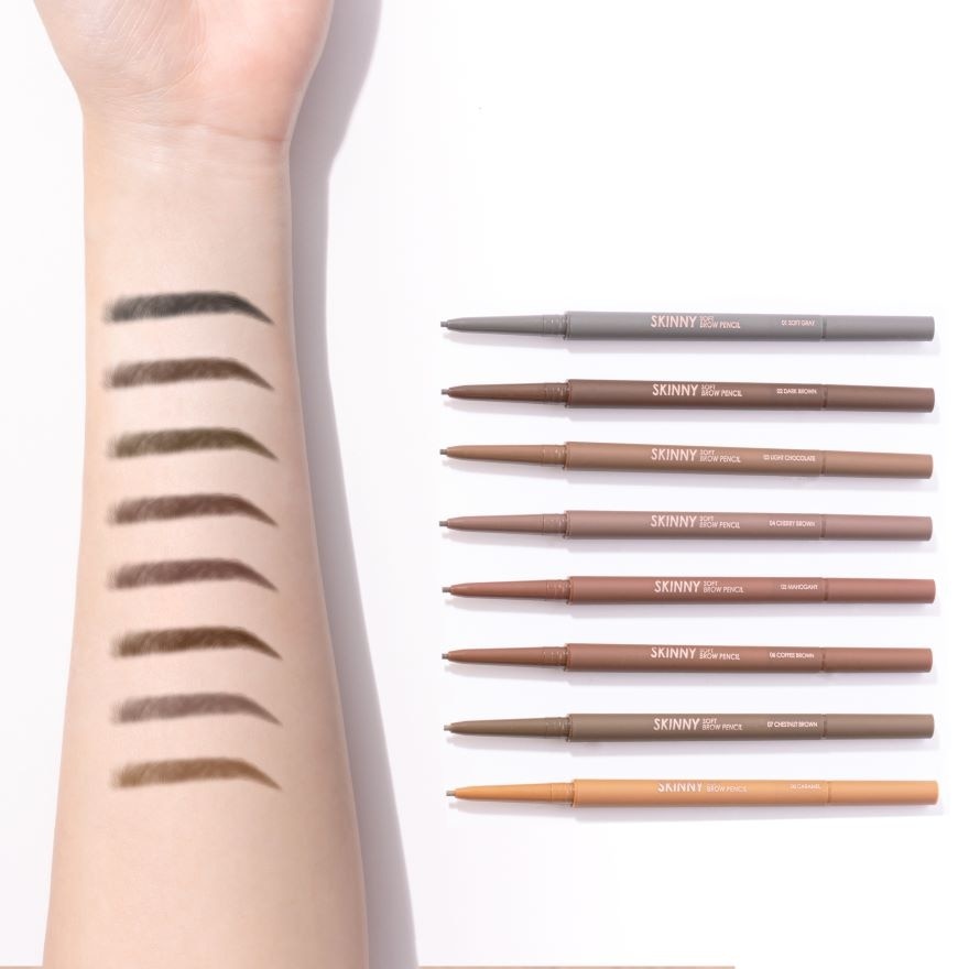 Cathy Doll Skinny Soft Brow Pencil 0.06g 01 Soft Gray