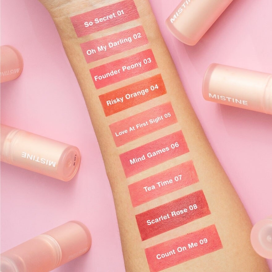 Mistine Pretty Me Semi Matte Lipstick 3.5g. 09 Count On Me