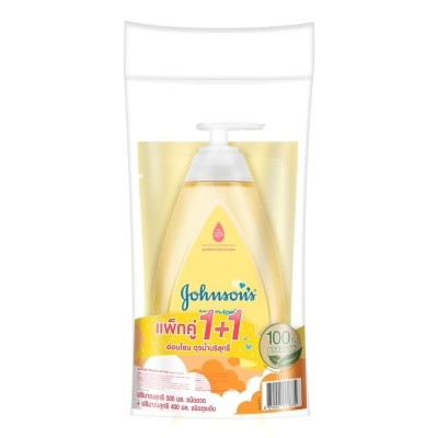 Johnson Johnsons Baby Top to Toe Baby Bath 500+Refill 400 Ml. สบู่เหลวอาบน้ำ สระผม เด็ก