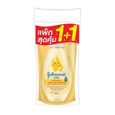 Johnson - Johnson's Baby Top To Toe Wash  Shampoo 500 Ml.+Refill 400 Ml.