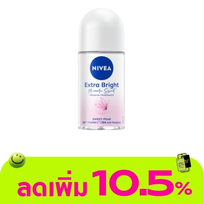 Nivea - NIVEA Roll On Extra Bright Miracle Sweet Premium Fragrance Sweet Pear 50 Ml.