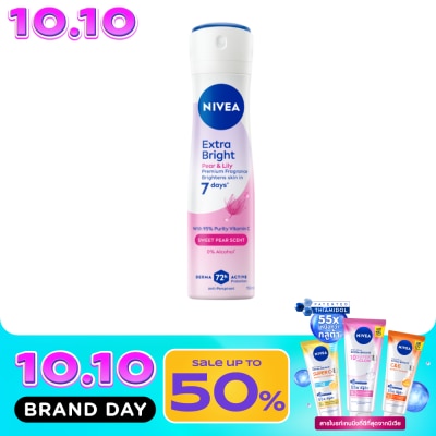 Nivea Nivea Spray Extra Bright Premium Fragrance Pear Lily 150 Ml. image