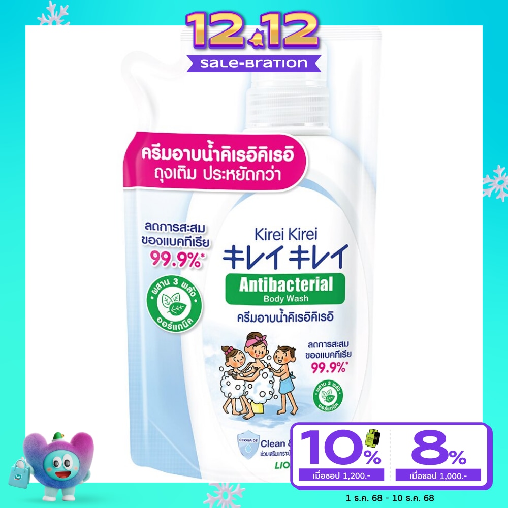 Kirei Kirei Antibacterial Body Wash Clean Protect Refill 400 Ml.ครีมอาบน้ำ สบู่เหลว