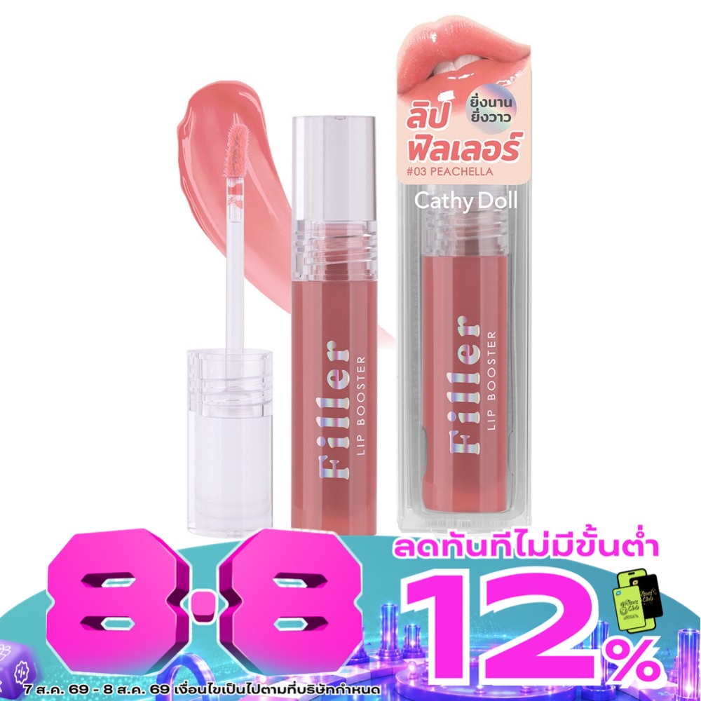 Cathy Doll Filler Lip Booster 3.3g. 03 Peachella image