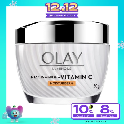 Olay โอเลย์ ลูมินัส ไนอะซินาไมด์ + วิตามินซี มอยส์เจอร์ไรเซอร์ 50 กรัม