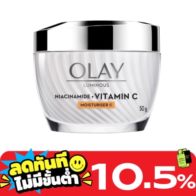 Olay โอเลย์ ลูมินัส ไนอะซินาไมด์ + วิตามินซี มอยส์เจอร์ไรเซอร์ 50 กรัม image