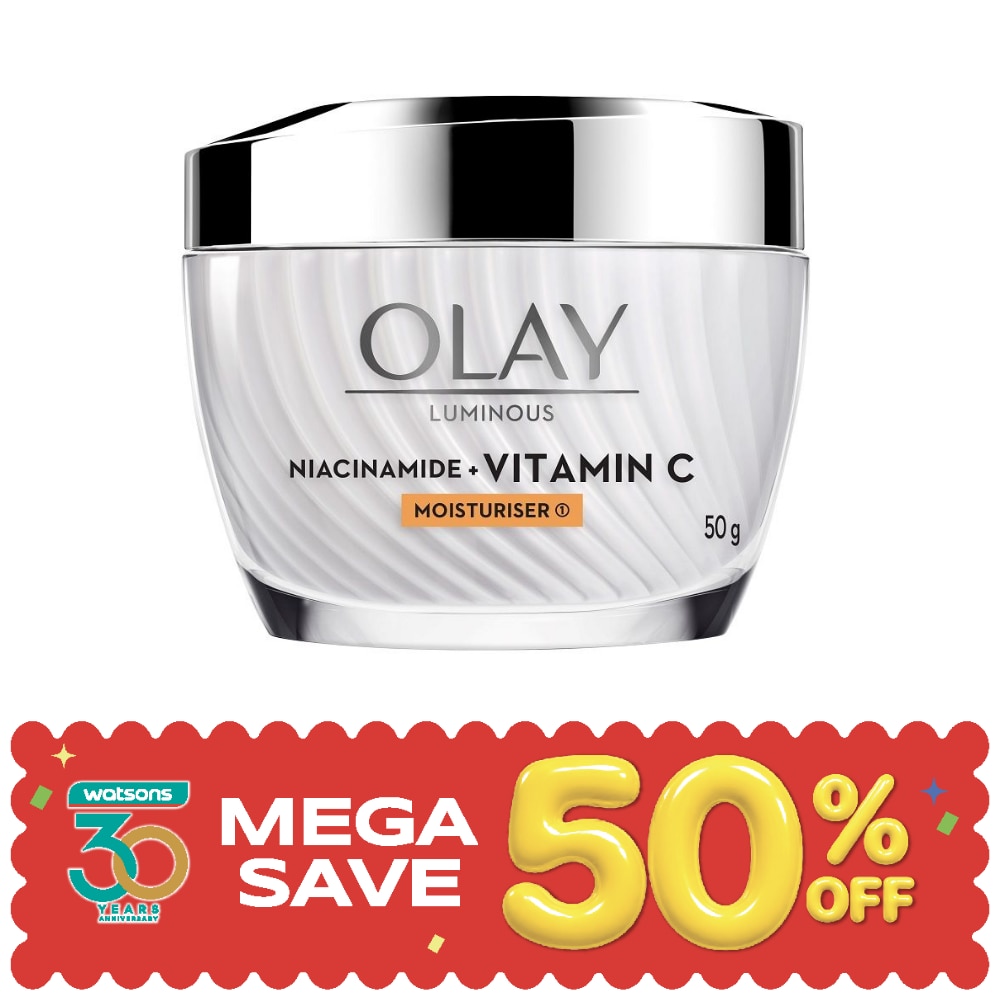 Olay Luminous Niacinamide + Vitamin C Moisturiser 50 G. image