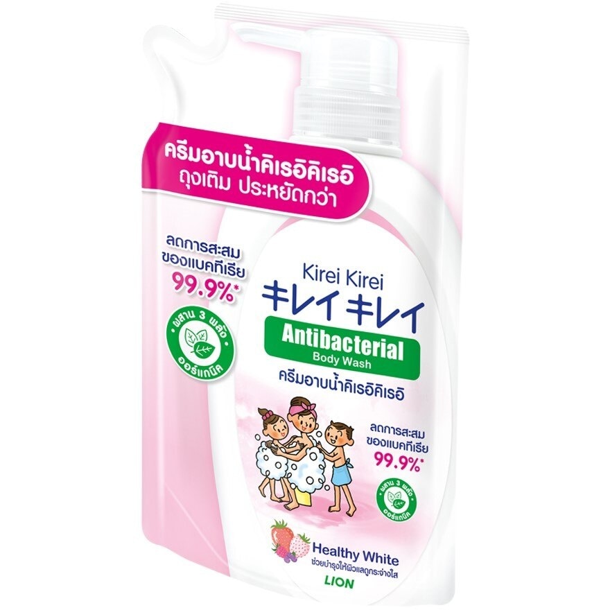 Kirei Kirei Antibacterial Body Wash Healthy White Refill 400 Ml.ครีมอาบน้ำ สบู่เหลว