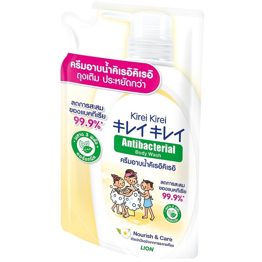 Kirei Kirei Antibacterial Body Wash Nourish  Care Refill 400 Ml.ครีมอาบน้ำ สบู่เหลว