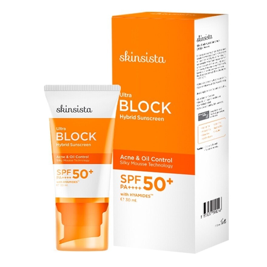 Skinsista Ultra Block Hybrid Sunscreen SPF50+ PA++++ 30 Ml.