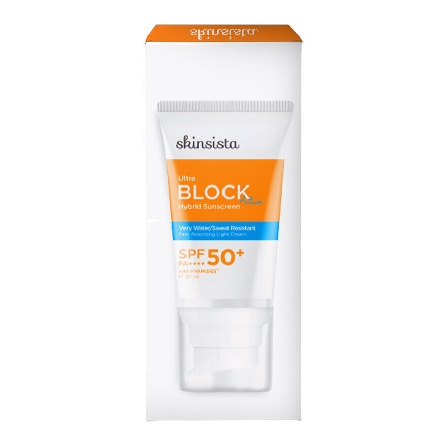 Skinsista Ultra Block Active Hybrid Sunscreen SPF50+ PA++++ 30 Ml.