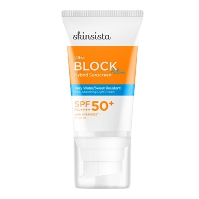 Skinsista Skinsista Ultra Block Active Hybrid Sunscreen SPF50+ PA++++ 30 Ml.