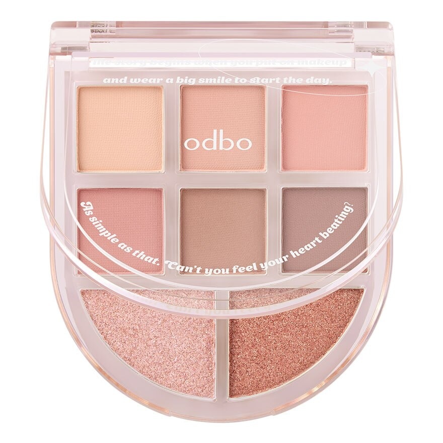 Odbo Romance Mood Eye Palette 6g. 03 Thai Tea Orange