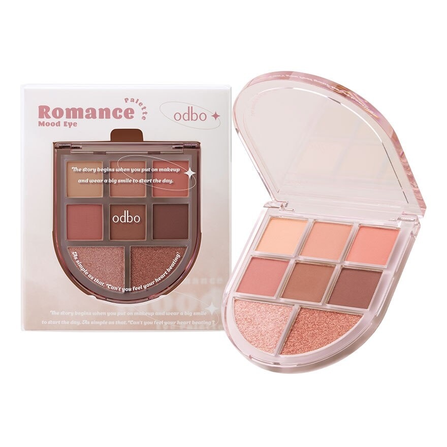 Odbo Romance Mood Eye Palette 6g. 03 Thai Tea Orange