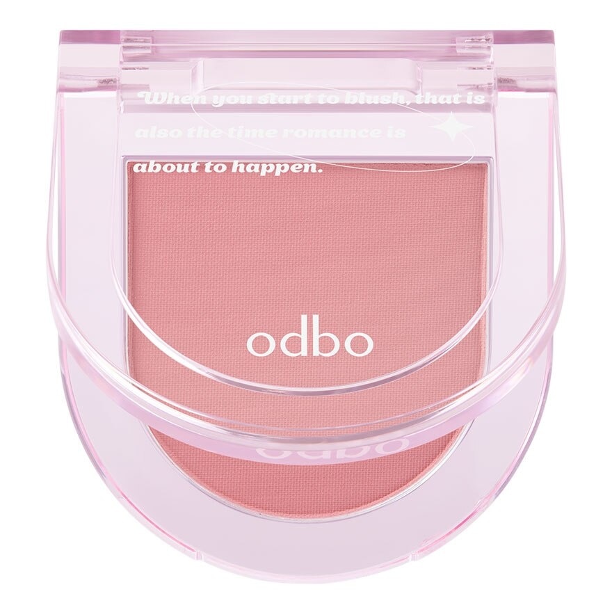 Odbo Romance Mood Blush 2.8g. 01 Nude Pink