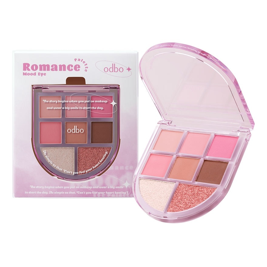 Odbo Romance Mood Eye Palette 6g. 02 Pop Pink